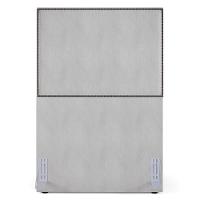 Cabeceira Cama Box Solteiro Com Tachas 100 Cm Linho Cinza - 5