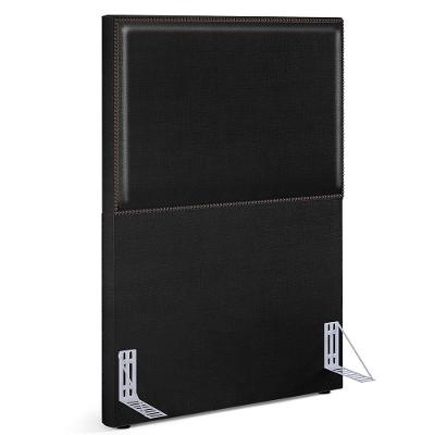 Cabeceira Box Solteiro 100 Cm Facto Preto Metalizado