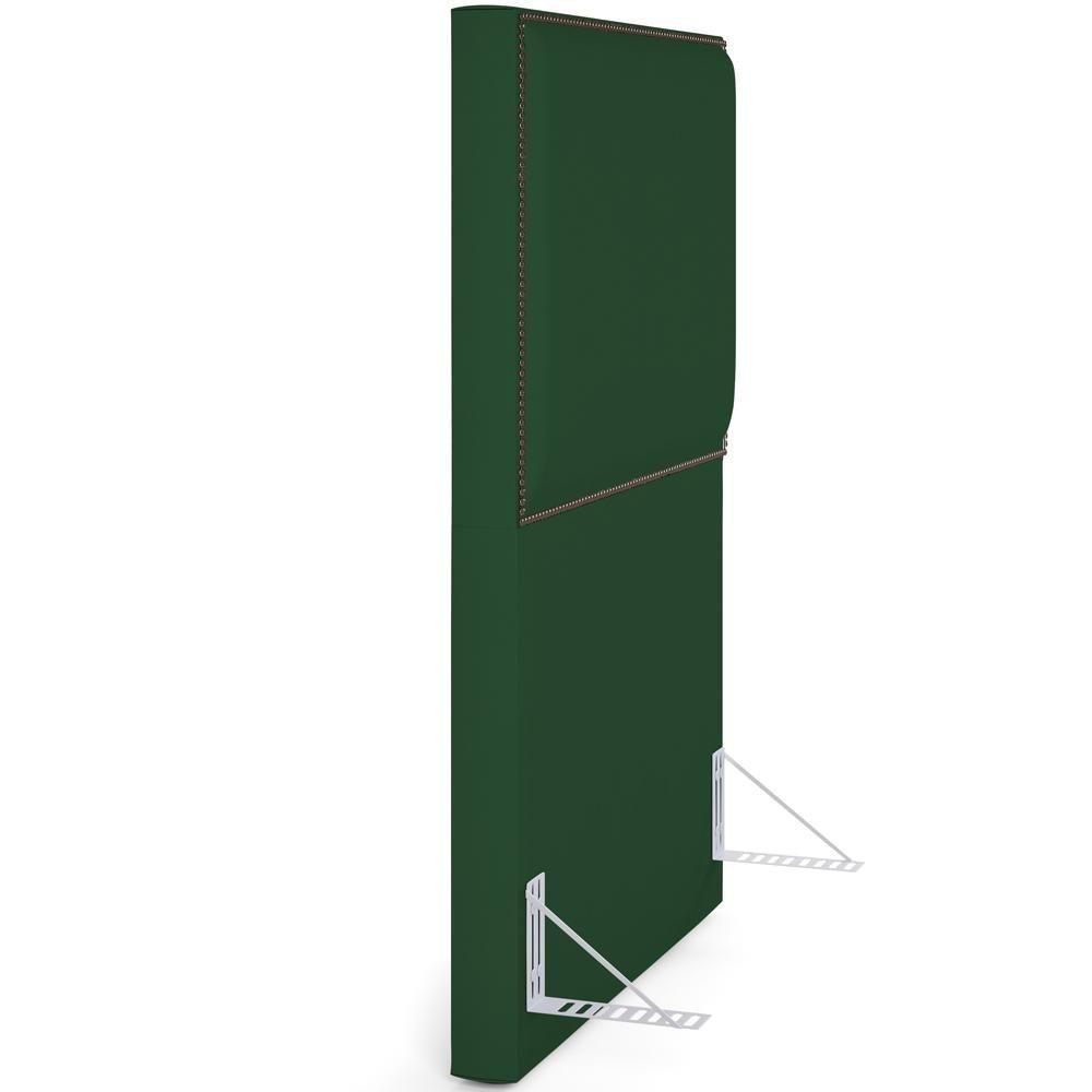 Cabeceira Cama Box Solteiro 100 Cm Suede Verde Musgo - 2
