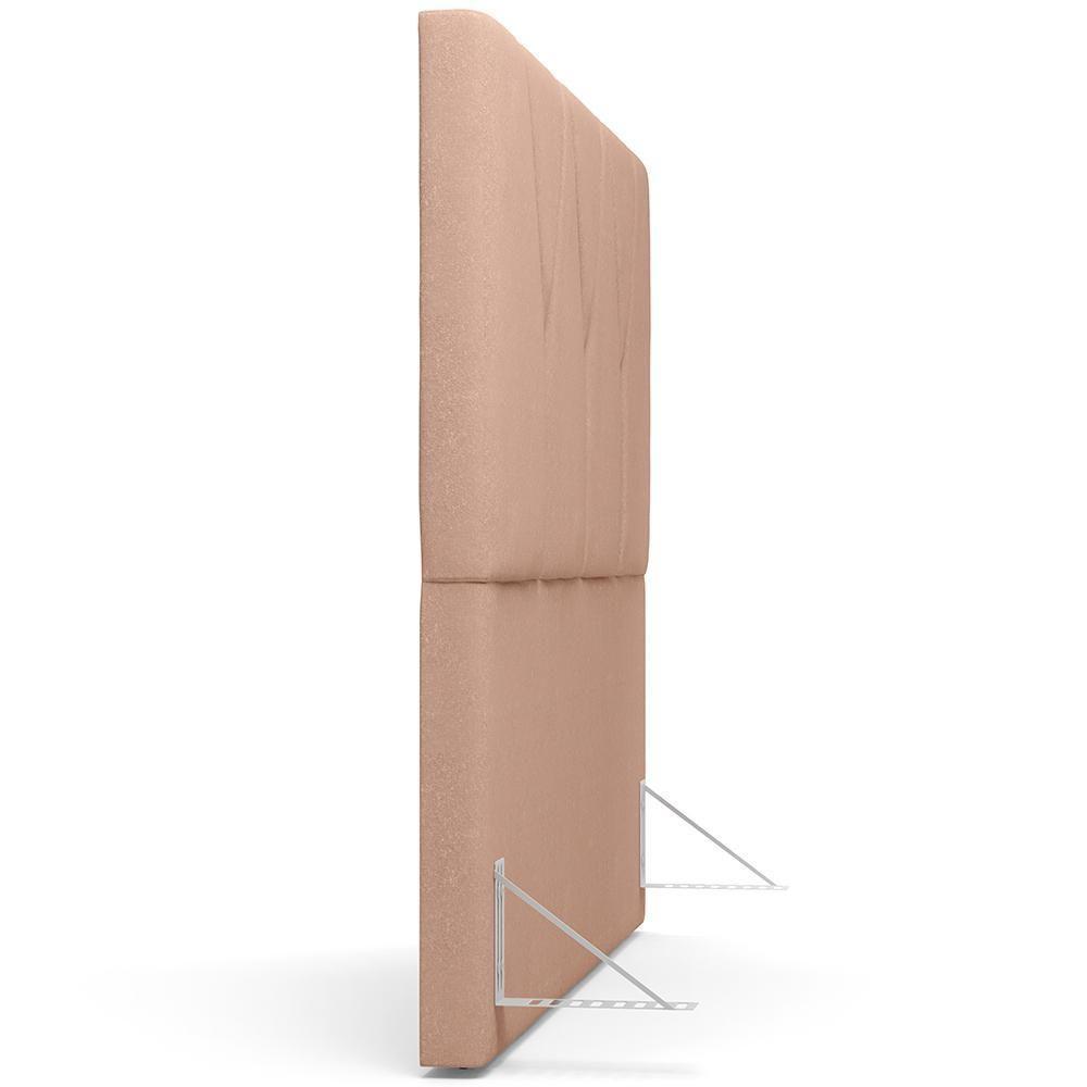 Cabeceira Cama Box Casal King 195 Cm Aurora W01 Linho Rosê - 3