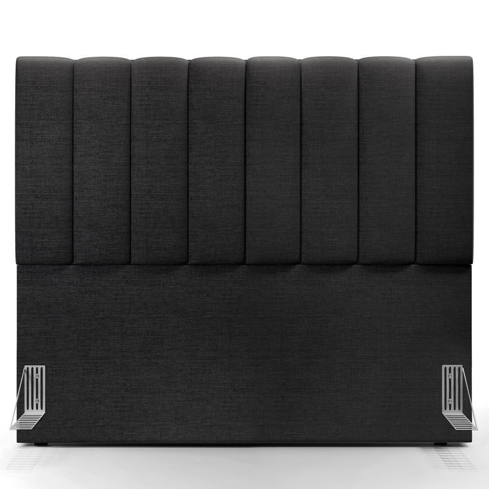 Kit Cabeceira Casal 140cm C/Calçadeira Recamier Baú Chumbo - 5