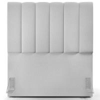 Cabeceira Cama Box Painel Solteiro 100 Cm Linho Cinza - 5