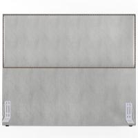 Cabeceira Cama Box Casal Com Tachas 140 Cm Linho Cinza - 3