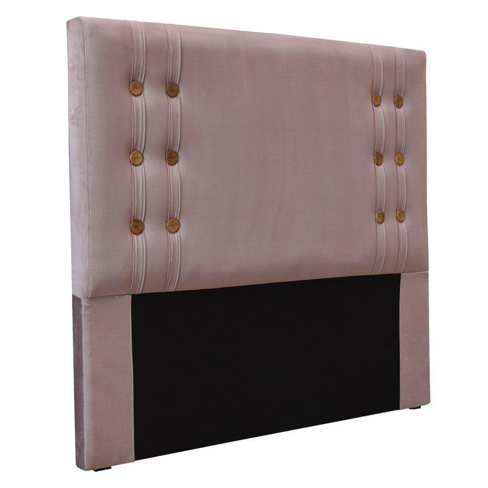 Kit Cabeceira E Calçadeira Recamier Queen 1,60M - Lilás - 8