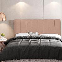 Cabeceira Cama Box Painel Solteiro 100 Cm Dubai Linho Rosê - 10