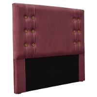 Kit Cabeceira E Calçadeira Recamier Queen 1,60M Vinho - - 13