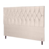 Cabeceira Solteiro Jbe Moveis Madri 94cm Bege Cama Box 88cm - 2