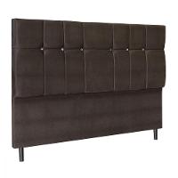 Cabeceira Casal King Jbe Opala 195cm Marrom Cama Box 193cm - 1