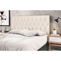 Cabeceira Casal King Jbe Madri 195cm Bege Cama Box 193cm - 2