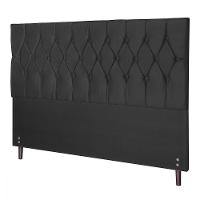 Cabeceira Casal King Jbe Madri 195cm Preto Cama Box 193cm - 1