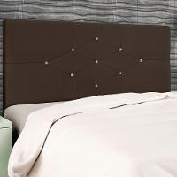 Cabeceira Solteiro Jbe Camboriú Preto 94cm Box 88cm Marrom - 2