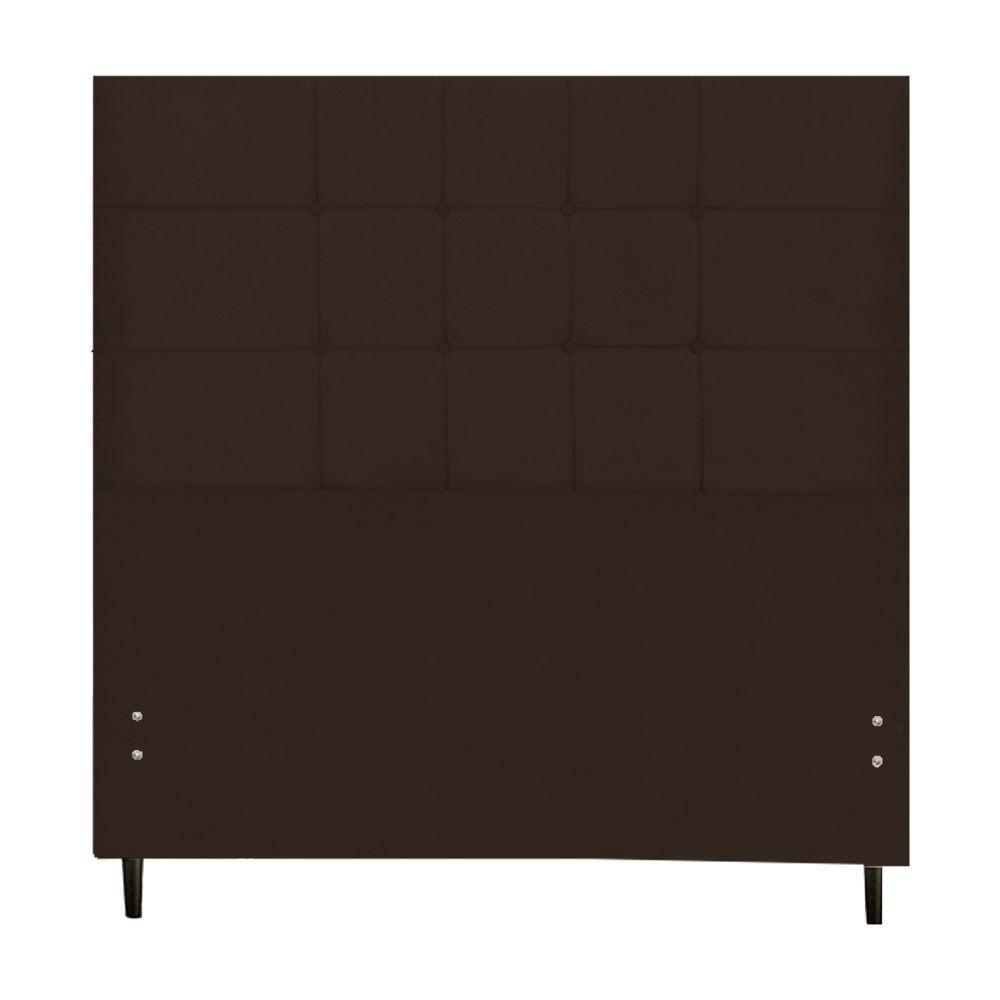 Cabeceira Solteiro Jbe Barcelona 94cm Marrom Cama Box 88cm - 1