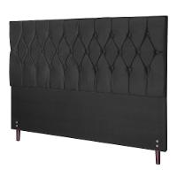 Cabeceira Solteiro Jbe Moveis Madri 94cm Preto Cama Box 88cm - 2