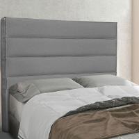 Cabeceira King 1,95M La Italiana Linho Cinza Escuro Pallazio - 4