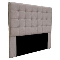 Cabeceira Queen 1,60m Linho Rústico Areia - 1