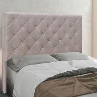 Cabeceira Casal 1,40m Linho Rústico Areia - 4