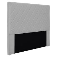 Cabeceira King 1,95M Esmeralda Linho Cinza Claro - Pallazio - 1