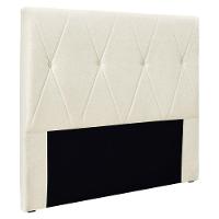 Cabeceira Casal 1,40M Aquilla Linho Rústico Pallazio Pérola - 1