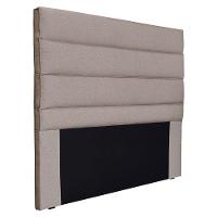 Cabeceira Casal 1,40m La Italiana Linho Rústico Areia - 1