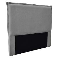 Cabeceira King 1,95M Veneza Linho Rústico Cinza Escuro - 1