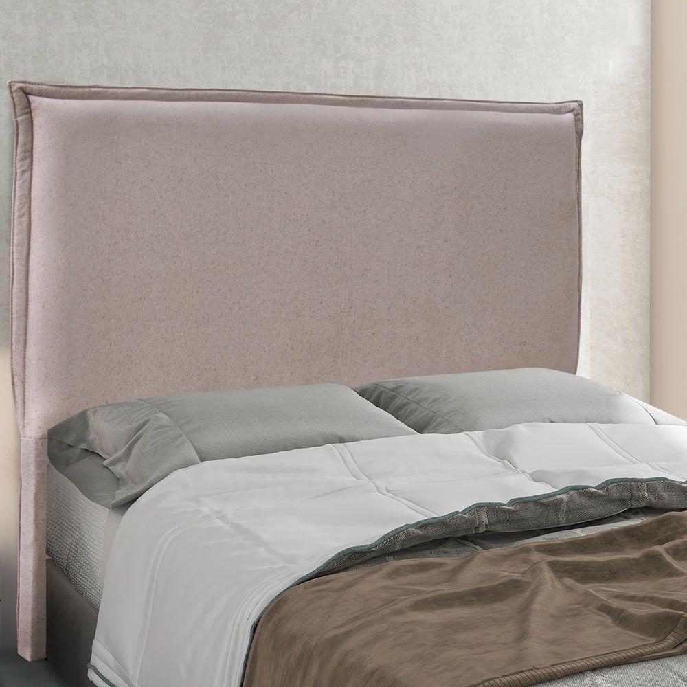 Cabeceira Queen 1,60m Linho Rústico Areia - 4