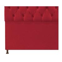 Cabeceira Sofia 195 Cm King Size Suede Vermelho - 3