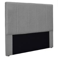 Cabeceira Queen 1,60M Ravenna Linho Rústico Cinza Escuro - 2