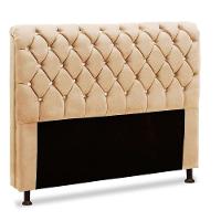Cabeceira Fernanda 1,40 Para Cama Box Casal Marfim - 1