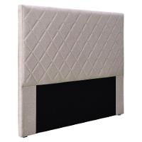 Cabeceira Queen 1,60m Esmeralda Linho Rústico Areia - 1