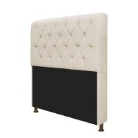 Kit Cabeceira Lady E Recamier Ari 140 Cm Casal Corano Bege - 2