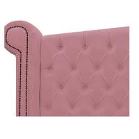 Cabeceira Estofada Veneza 160cm Queen Size Suede Rosa Bebê - 3