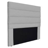 Cabeceira Queen 1,60M La Italiana Linho Rústico Cinza Claro - 1