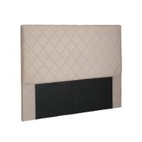 Cabeceira Dubai Para Cama Box Queen 160cm Suede Bege - D'Rossi - 1