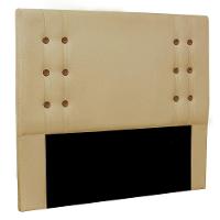 Cabeceira Queen 1,60M Genova Linho Rústico Pallazio Dourado - 1