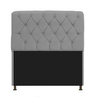 Cabeceira Lady e Recamier Ari 90 Cm Cinza - 6
