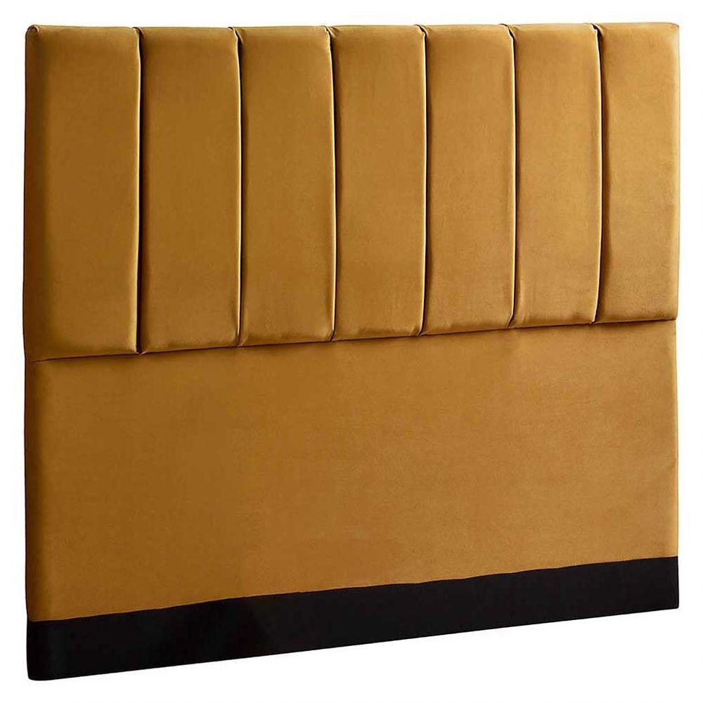 Cabeceira Liza 1,60 Queen Ouro Slin - 2