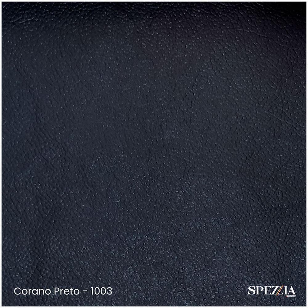 Cabeceira Dubai Para Cama Box Solteiro 90cm Corino - D'Rossi Preto - 3