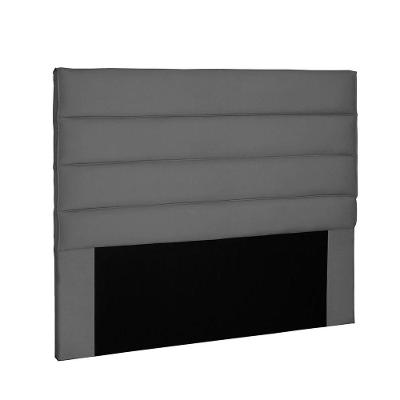 Cabeceira La Italiana Para Cama Box Solteiro 90 Cm Suede - D'rossi Cor Cinza