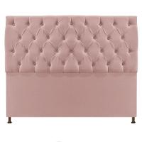 Cabeceira Sofia 160 Cm Queen Size Suede Rosê Amarena Móveis - 1