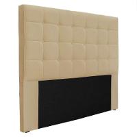 Cabeceira Casal 1,40M Verona Linho Rústico Pallazio Dourado - 1