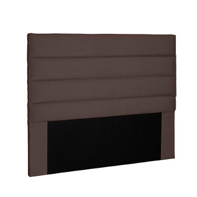 Cabeceira La Italiana Para Cama Box Solteiro 90 Cm Suede - D'rossi Cor Café
