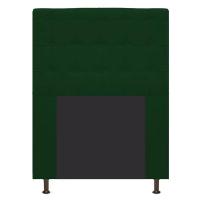 Cabeceira Estofada Dama 90 Cm Solteiro Suede Verde