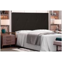 Cabeceira Aquilla Para Cama Box Solteiro 90 Cm Corino Marrom - D'rossi - 5