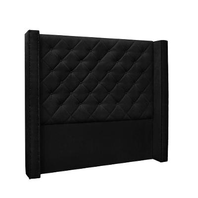 Cabeceira Vicenza Cama Box Queen 160 Cm Preto