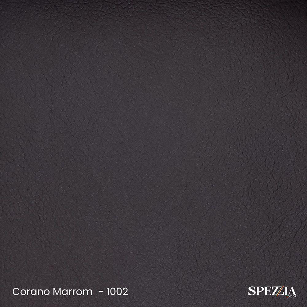 Cabeceira Aquilla Para Cama Box King 195cm Corino Marrom - D'Rossi - 4