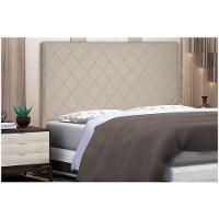 Cabeceira Dubai Para Cama Box Solteiro 90cm Suede Bege - D'Rossi - 4
