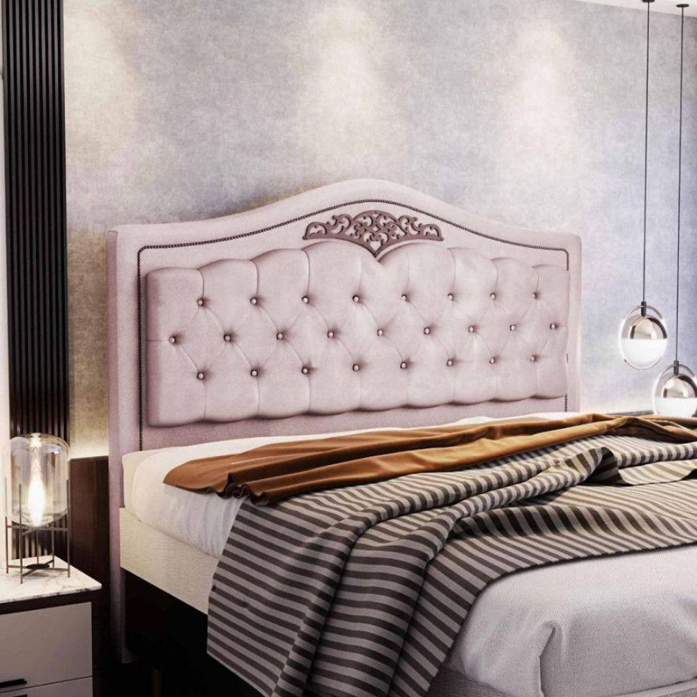 Cabeceira Holanda 1,60 Para Cama Box Queen Rose Luxor - 3