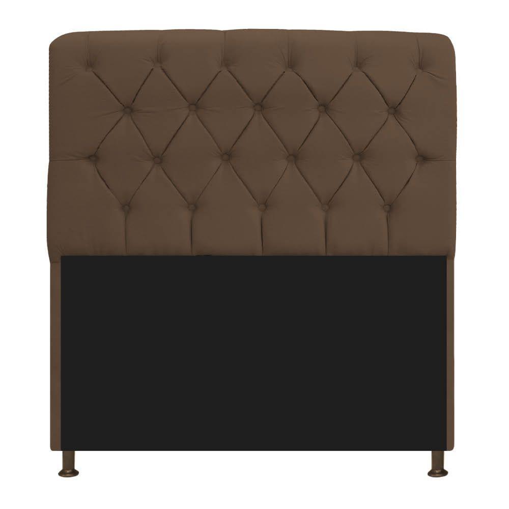 Cabeceira Lady e Recamier Félix 195 Cm King Size Marrom - 6