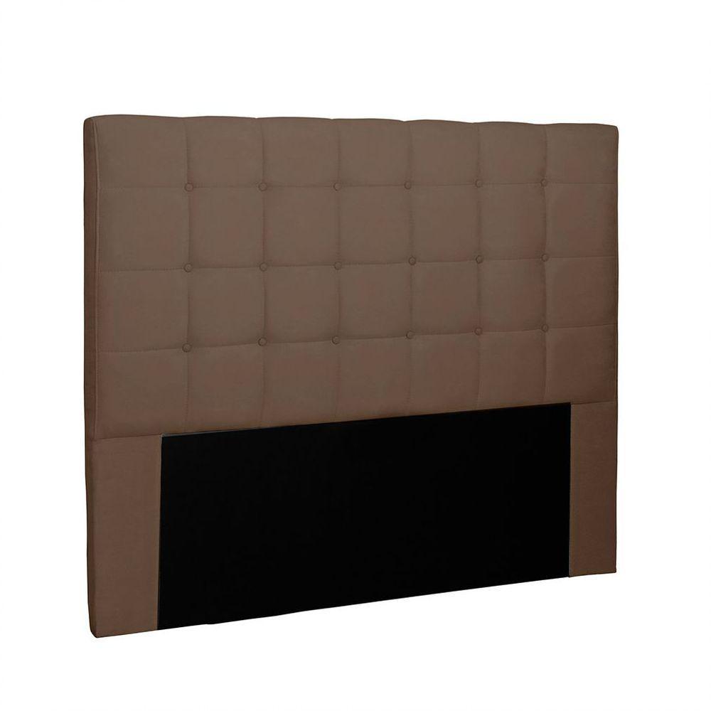 Cabeceira Verona Cama Box Solteiro 90Cm Suede Caramelo - 1