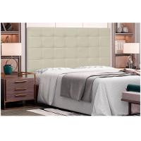 Cabeceira Verona Cama Box King 195 Cm Corino Bege - 4